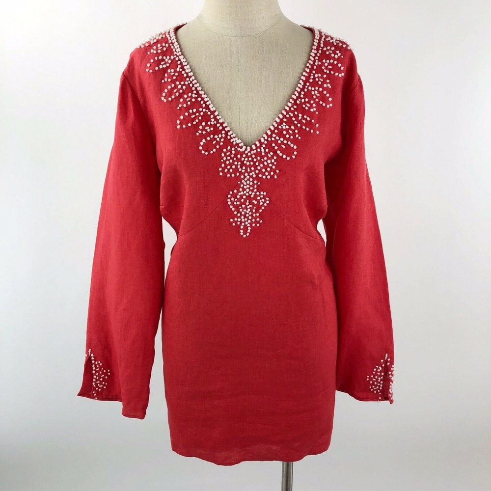 Lafayette 148 New York Hand Embroidered Tunic